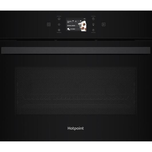 HOTPOINT Class 8 HCW9OWPHTSBUK Built-in Compact Combination Microwave - Black