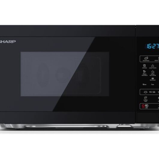 SHARP YC-MS02U-B Compact Solo Microwave - Black