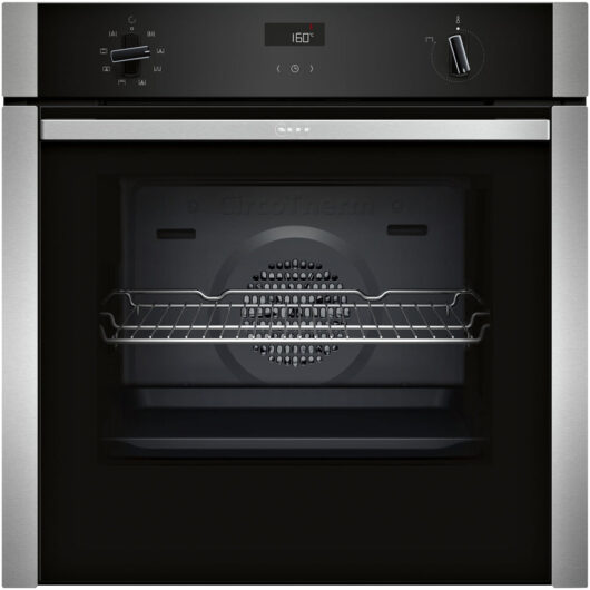 Neff B4ACF1AN3B N50 Slide and Hide Built In Catalytic Single Electric Oven in Stainless Steel