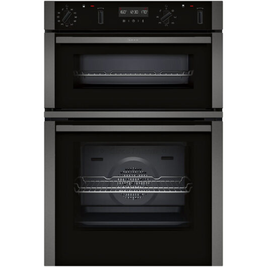 Neff U2ACH7AG7B N50 Built in Self Cleaning Electric Double Oven Graphite