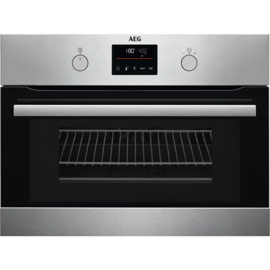AEG 8000 Serise KMK365060M 43L Combi Quick Compact Microwave Combination Oven in Stainless Steel