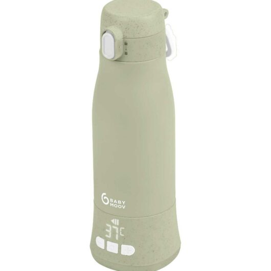 Babymoov Moov & Feed Rechargable Travel Bottle Warmer Sage Green