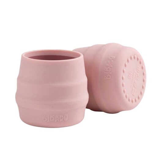 Bibado Sippit™ Silicone Open Training Cup Two-Pack - Blush