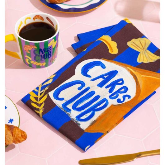 Eleanor Bowmer Carbs Club Mug & Tea Towel Set