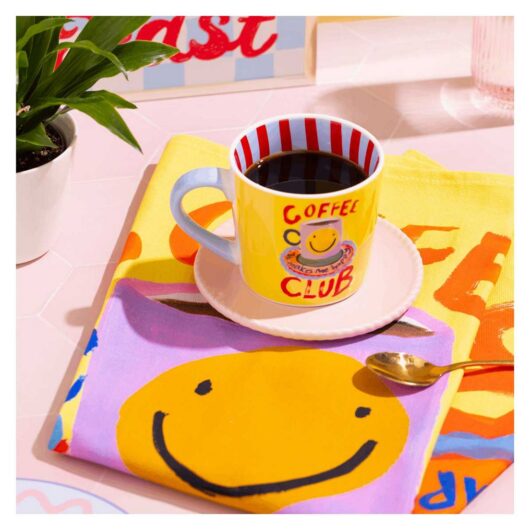 Eleanor Bowmer Coffee Club Mug & Tea Towel Set