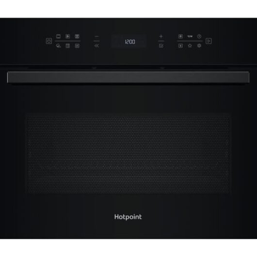 HOTPOINT Class 6 HCW6O7HTSBUK Compact Oven with Microwave - Black