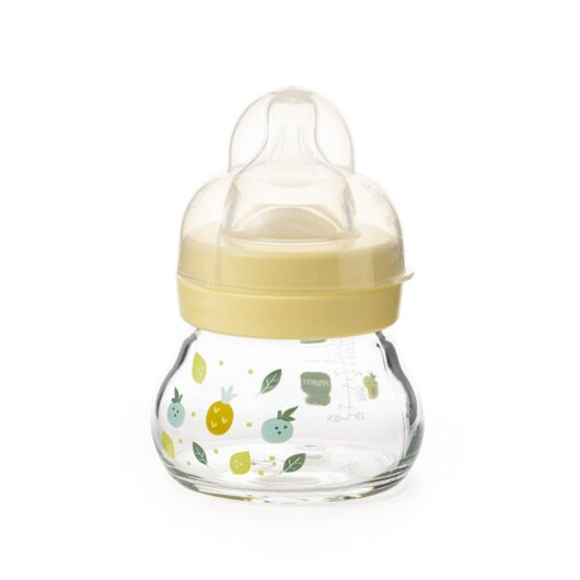 MAM Feel Good Glass Bottle 90ml - Yellow
