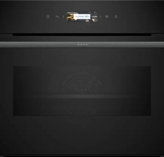 Neff C24MR21G0B N70 Built-In Compact Oven with Microwave Function Graphite