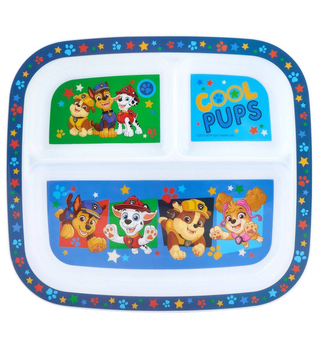 Paw Patrol Play Polypropylene Divided Plate