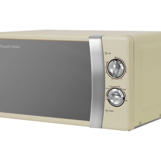 RUSSELL HOBBS RHMM701C Compact Solo Microwave - Cream