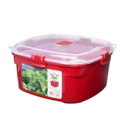 SISTEMA 2.4-litre Medium Microwave Steamer