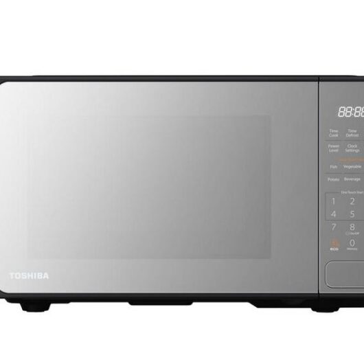 Toshiba MM2EM20PF Microwave Oven Mirror Finish Black
