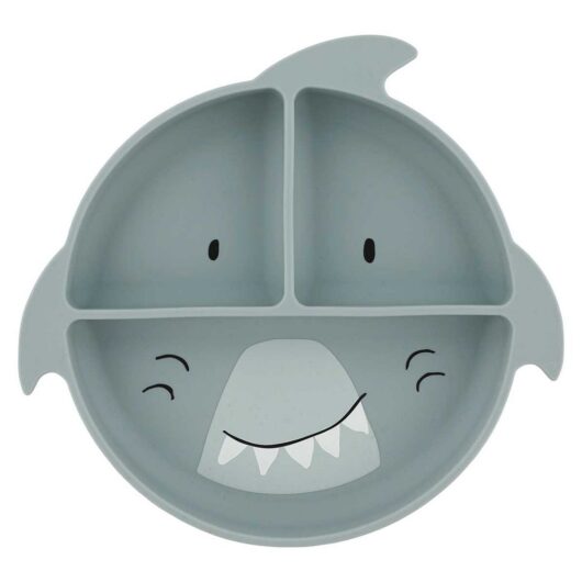 Trixie Shark Silicone Divided Plate