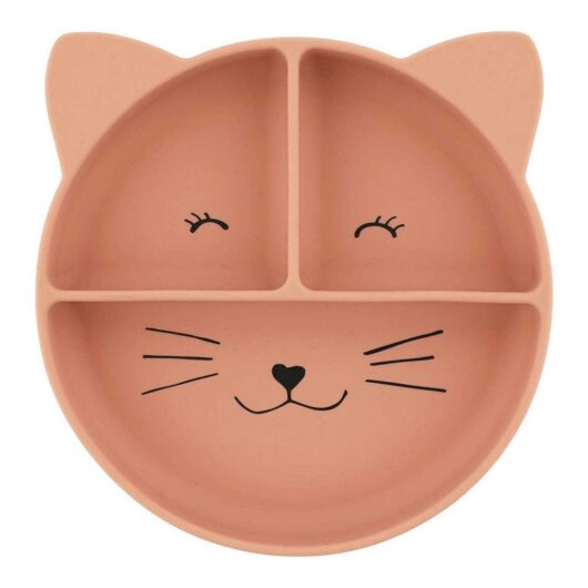 Trixie Silicone Divded Suction Plate Mrs Cat