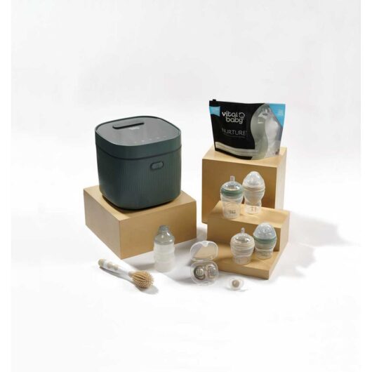 Vital Baby Nurture Sterilising Set Olive Green