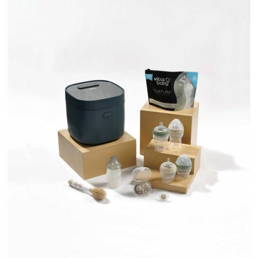 Vital Baby Nurture Sterilising Set Smoky Blue